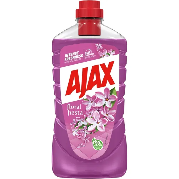 Ajax Płyn do Mycia Podłóg Kwiat bzu uniwersalny 1L Bez Smug 24h Zapachu