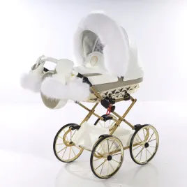 wozek-dla-lalek-junama-handcraft-glitter-mini-futro-rekawiczki-pompon-bialy