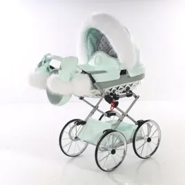 wozek-dla-lalek-junama-handcraft-glitter-mini-futro-rekawiczki-pompon-mieta