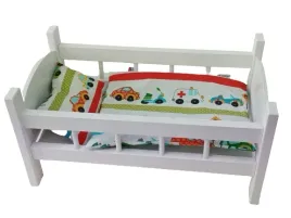 lozeczko-drewniane-dla-lalek-posciel