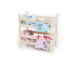 lozeczko-pietrowe-dla-lalek-blizniacze-posciel-10-elementow