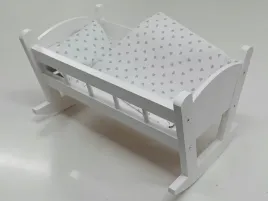 kolyska-drewniana-biala-dla-lalek-posciel-3-el
