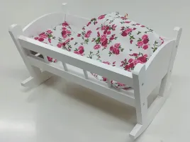 kolyska-duza-drewniana-biala-dla-lalek-posciel
