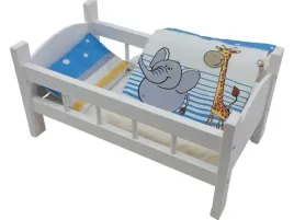 lozeczko-drewniane-biale-dla-lalek-posciel