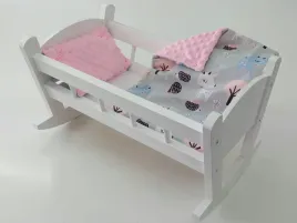 biala-kolyska-dla-lalek-z-posciela-bawelna-minky