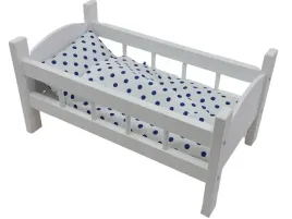 lozeczko-drewniane-biale-dla-lalek-posciel