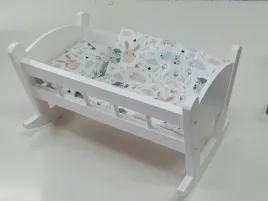 kolyska-duza-drewniana-biala-dla-lalek-posciel