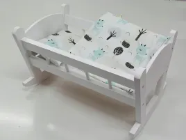 kolyska-duza-drewniana-biala-dla-lalek-posciel