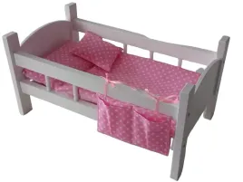 lozeczko-duze-biale-drewniane-dla-lalek-posciel