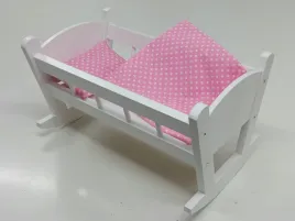 kolyska-duza-drewniana-biala-dla-lalek-posciel