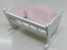 kolyska-duza-drewniana-biala-dla-lalek-posciel
