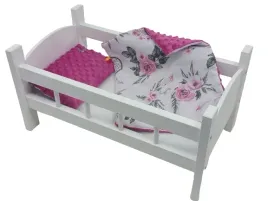lozeczko-biale-drewniane-dla-lalek-duze-posciel