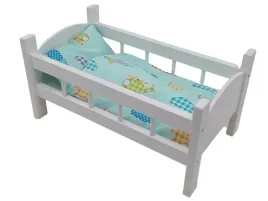 lozeczko-drewniane-biale-dla-lalek-posciel