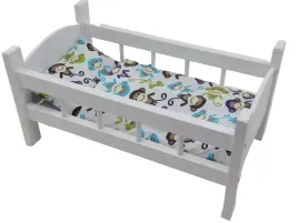 lozeczko-drewniane-biale-dla-lalek-posciel