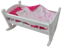 biala-kolyska-dla-lalek-z-posciela-bawelna-minky