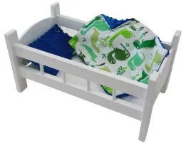 lozeczko-biale-drewniane-dla-lalki-posciel