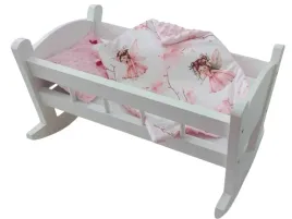 biala-kolyska-dla-lalek-z-posciela-bawelna-minky