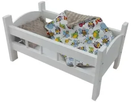 duze-lozeczko-biale-drewniane-dla-lalek-z-posciela