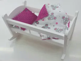 biala-kolyska-dla-lalek-z-posciela-bawelna-minky