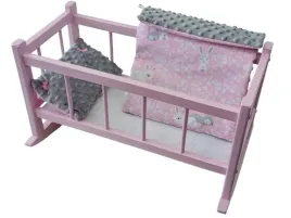 kolyska-dla-lalki-rozowa-kolebka-rozowa