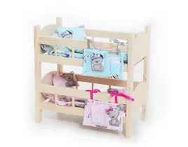 lozeczko-dla-lalek-blizniacze-posciel-krzeselko