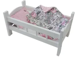 duze-lozeczko-biale-drewniane-dla-lalek-z-posciela