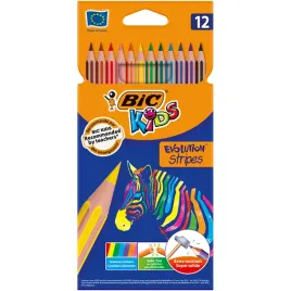 kredki-olowkowe-eco-evolution-stripes-bic-kids-12-kolorow