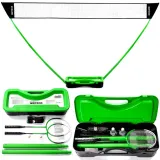 zestaw-do-badmintona-2-rakietki-siatka-2-lotki-slupki-w-walizce-meteor-stan-nowy-rodzaj-zestaw-lotek