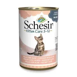 schesir-kitten-care-3-12-mokra-karma-dla-kociat-kota-kurczak-z-aloesem-140g