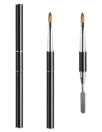 pedzelek-do-akrylozelu-zelu-polygelu-dwustronny-ze-szpatulka-owalny-2w1