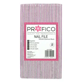 profico-pilnik-eco-do-paznokci-180-240-trumienka-trapez-romb-czarny-25-szt