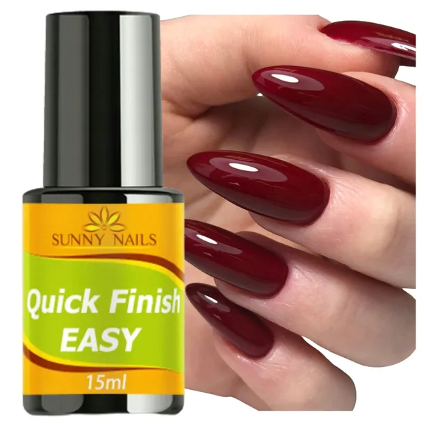 TOP UTRWALACZ DO PAZNOKCI POŁYSK NABŁYSZCZAJĄCY TOP SHINE QUICK FINISH 15ML