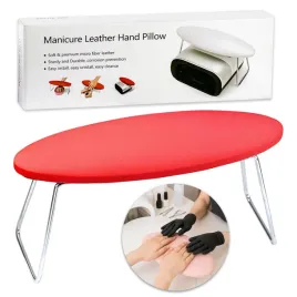 podporka-do-manicure-skorzana-podkladka-pod-reke-podstawka-czerwona