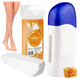 zestaw-do-depilacji-podgrzewacz-40w-paski-eko-basic-25szt-wosk-100ml