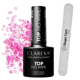 claresa-top-no-wipe-5g-hybrydowy-do-paznokci-pilnik-ozdoba-gratis