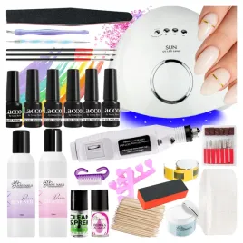zestaw-startowy-do-hybryd-robienia-paznokci-lampa-uv-led-48w-akcesoria