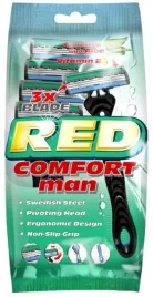 maszynki-do-golenia-mattes-red-comfort-man-jednorazowe-3-ostrza-5-sztuk