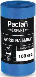 worki-na-smieci-paclan-expert-niebieskie-uniwersalne-60l-100-szt-w-rolce