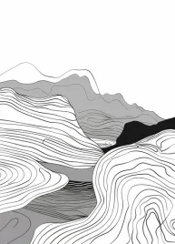 plakat-205x284cm-geometryczne-wzniesienia
