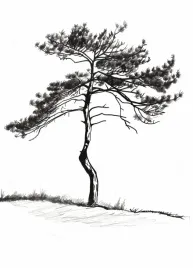 plakat-205x284cm-samotna-sosna