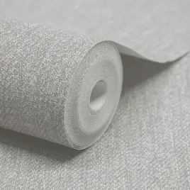 tapeta-winylowa-na-flizelinie-szara-imitacja-lnu-plotna-material-ekspozycja