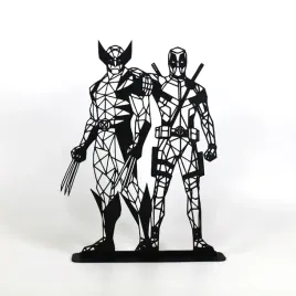 figurka-geometryczna-deadpool-wolverine-mcu-nowoczesna-ozdoba-dekoracja