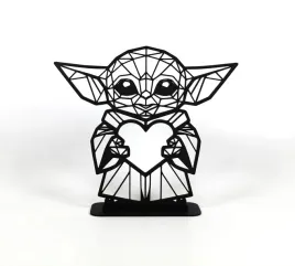 figurka-geometryczna-baby-yoda-grogu-serce-walentynki-dzien-star-wars