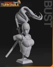 figurka-lady-deadpool-popiersie-nomnom-figures-druk-3d-14k-prezent