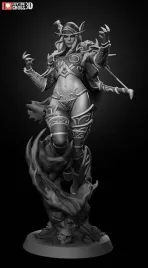 figurka-sylvanas-windrunner-world-of-warcraft-nomnom-figures-druk-3d-14k