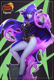 figurka-raven-mlodzi-tytani-teen-titans-nomnom-figures-druk-3d-prezent