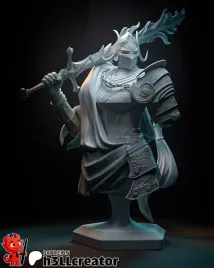 figurka-rellana-elden-ring-popiersie-h3ll-creator-druk-3d-prezent