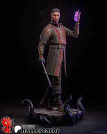 figurka-wyll-baldur-s-gate-3-h3ll-creator-druk-3d-prezent