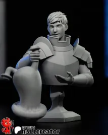 figurka-laios-touden-dungeon-meshi-popiersie-h3ll-creator-druk-3d-14k