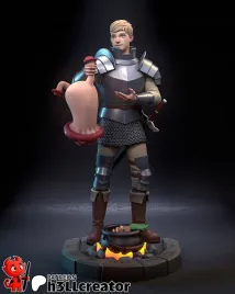 figurka-laios-touden-dungeon-meshi-h3ll-creator-druk-3d-14k-prezent